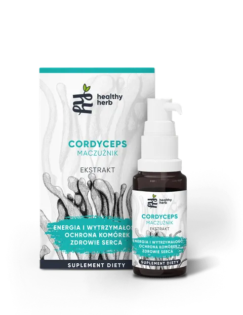 CORDYCEPS ekstrakt - maczużnik, adaptogeny, grzyby funkcjonalne