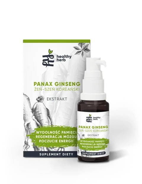 ŻEŃ-SZEŃ KOREAŃSKI ekstrakt - Panax Ginseng, adaptogeny