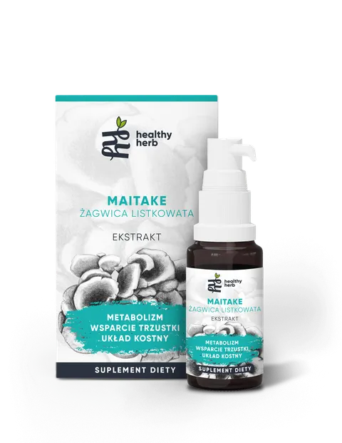 MAITAKE ekstrakt - ŻAGWICA LISTKOWATA (Grifola frondosa), adaptogeny, grzyby funkcjonalne 30ml