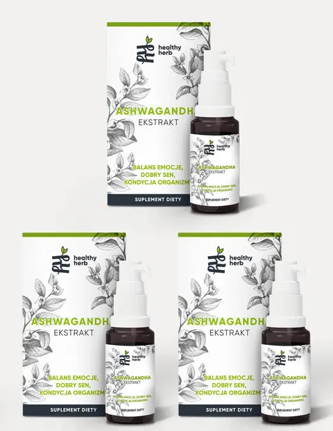 Adaptogen - Ashwagandha ekstrakt x3