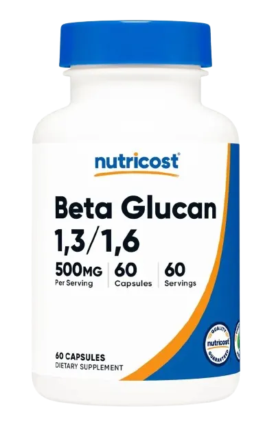 NUTRICOST Beta Glucan - Beta-glukan 1,3/1,6 (60 kaps.)