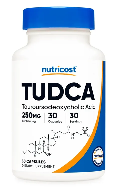 NUTRICOST TUDCA 250 mg - Kwas tauroursodeoksycholowy (30 kaps.)