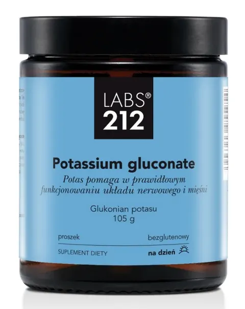 LABS212 Potassium gluconate - Glukonian potasu w proszku (105 g)