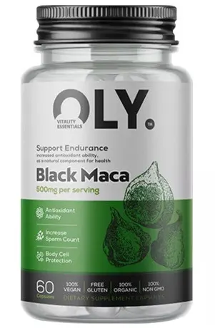 OLY Black Maca - Czarna maca 500 mg (60 kaps.)