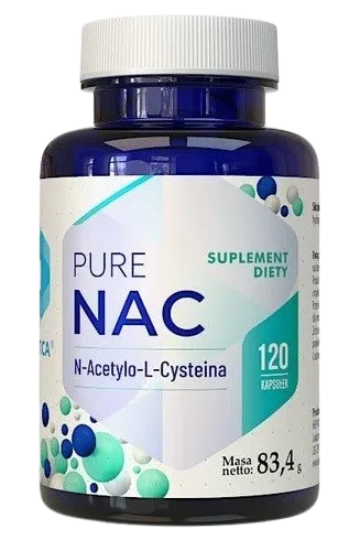 HEPATICA Pure NAC - N-Acetylo-L-Cysteina (120 kaps.)