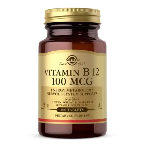 SOLGAR Vitamin B12 - Witamina B12 100 mcg (100 tabl.) (1)