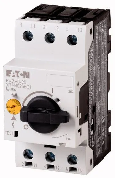 Wyłącznik silnikowy 3P 12,5kW 20-25A, PKZM0-25; 046989, EATON ELECTRIC