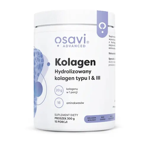 KOLAGEN HYDROLIZOWANY BEZGLUTENOWY 300 g - OSAVI