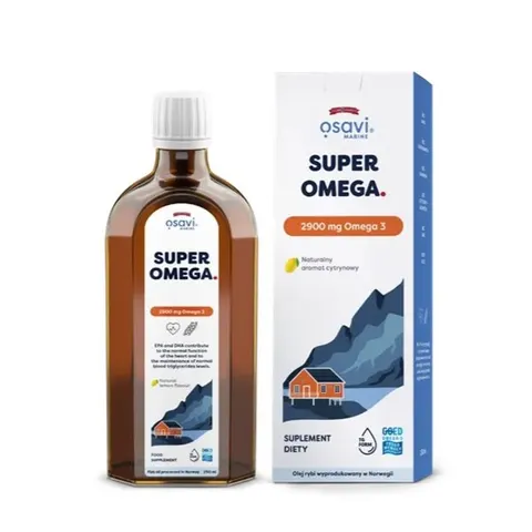 Osavi Super Omega 2900mg suplement diety Cytryna 250ml