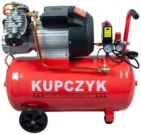 Kompresor 2-tłokowy 50l 370l/min KUPCZYK