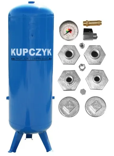 Zbiornik powietrza KUPCZYK 270 litrów pionowy