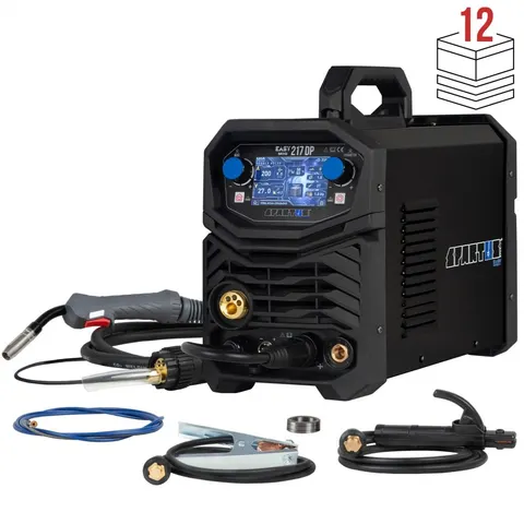 EasyMIG 217 DUAL PULSE pakiet - MEGA PAKA SPARTUS EASYMIG217DP-PAK-15-3-SET12