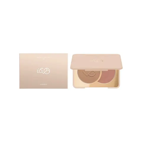 LOVRO Bronze &amp; Blush Set prasowany bronzer i róż do modelowania twarzy 5g