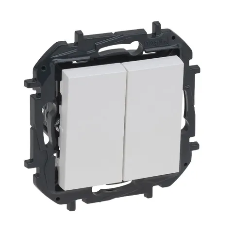 NILOE STEP Łącznik schodowy podwójny 10A 250V moduł, biały; 863108B LEGRAND