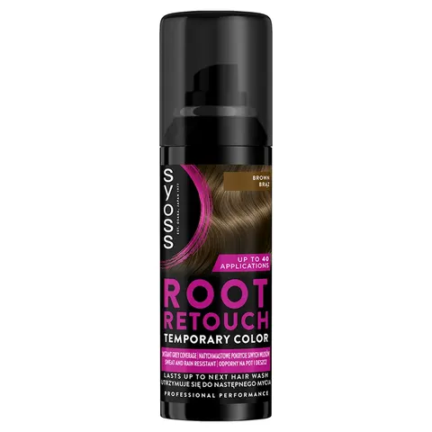 SYOSS SPRAY NA ODROSTY BROWN. KOLOR BRĄZ.