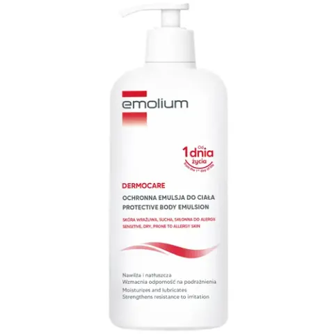 EMOLIUM DERMOCARE Ochronna Emulsja Do Ciała Skóra Wrażliwa - 400ml