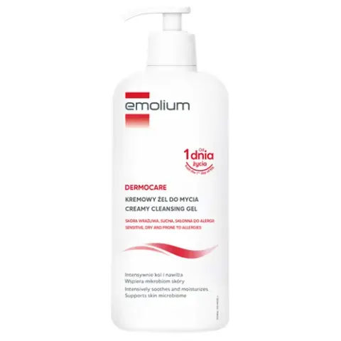 EMOLIUM DERMOCARE Kremowy Żel Do Mycia Skóra Wrażliwa - 400ml