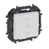 NILOE STEP Łącznik sterowania roletami 3-pozycyjny 6A 250V moduł, biały; 863144B LEGRAND
