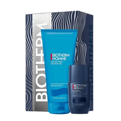 BIOTHERM SET (Homme Aquafitness Shower GEL + DEO Roll-On ) dezodorant 200 ml