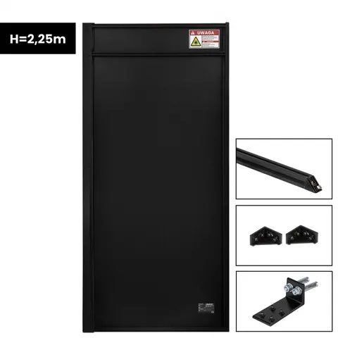 Zestaw panelowy L=1m narożny 90°