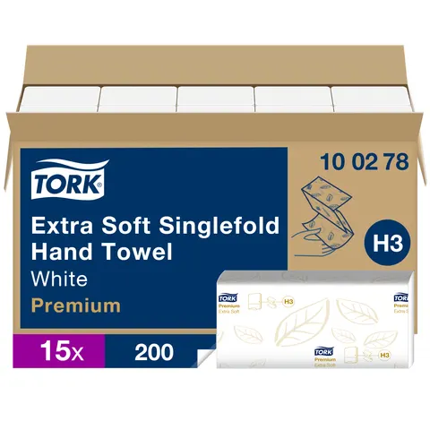 Ręczniki papierowe do rąk ZZ TORK 100278 ekstra miękkie Premium