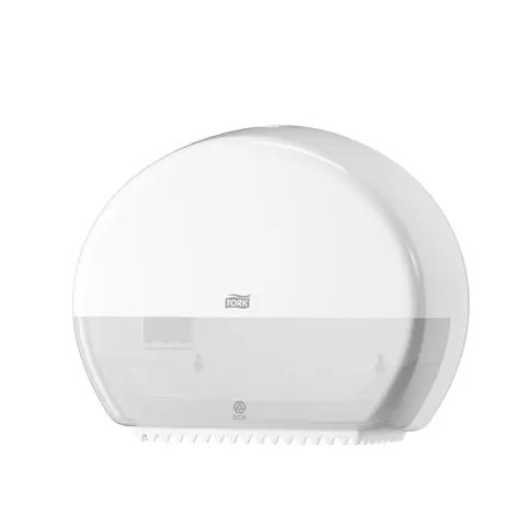 Dozownik do papieru toaletowego Mini Jumbo Tork 555000 biały