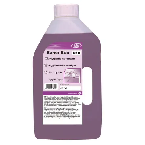 Płyn myjąco-dezynfekujący Suma Bac D10 – 2L Diversey 7519043