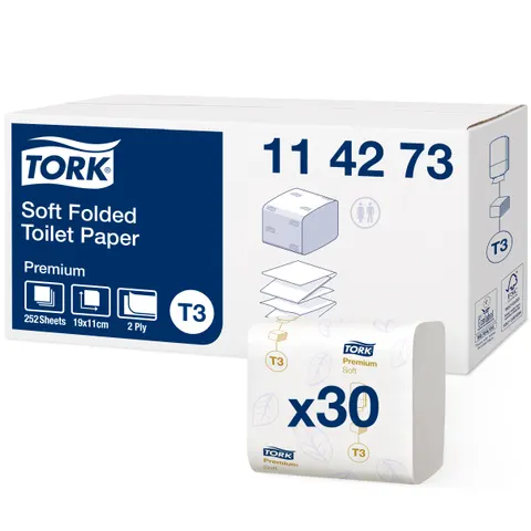 Papier toaletowy w składce TORK 114273 – ekstra miękki