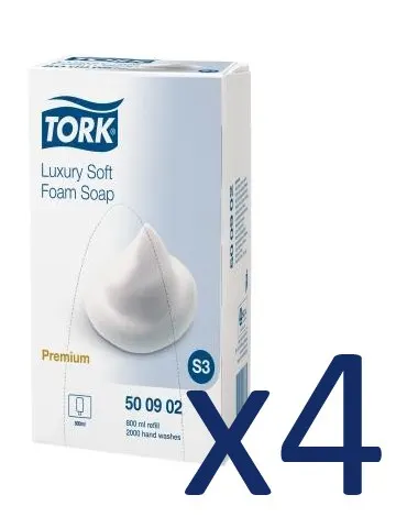 Luksusowe mydło w piance Tork 500902, system s3