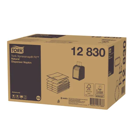 Serwetki dyspenserowe naturalne Tork 12830