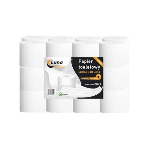 LUNA 23030 Papier toaletowy 3-warstwowy - cena za 72 rolki