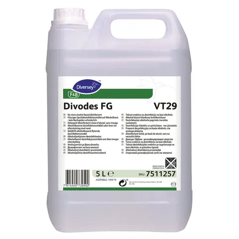 Płyn do dezynfekcji bez spłukiwania Divodes FG 5 L Diversey 7511257