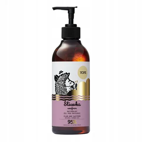 Yope Naturalny żel pod prysznic Śliwka i Szafran 400ml