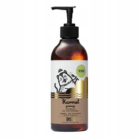 Yope Sp. z o.o. - Naturalny żel pod prysznic Karmel & Pistacja 400ml