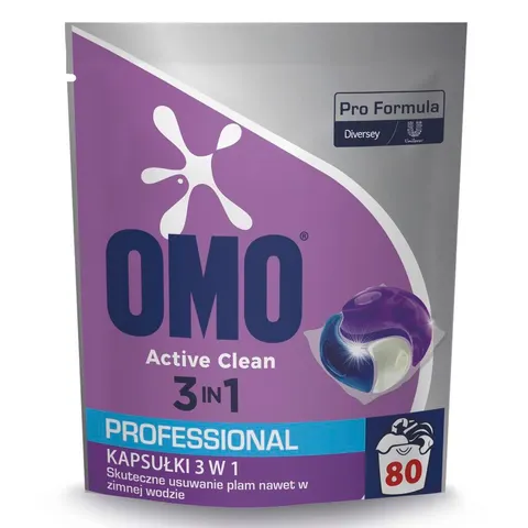 Kapsułki do prania Omo 3w1 - 80 sztuk