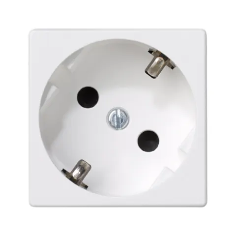 Gniazdo K45 schuko 16A/230V~; czysta bie