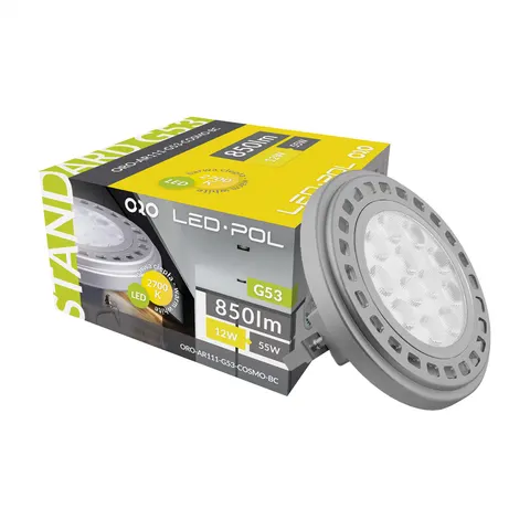 AR111 G53 12W Żarówka LED COSMO 2700k , 850lm