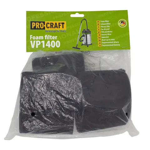 Filtr gąbkowy do odkurzacza przemysłowego Procraft VP1400 | FPVP1400