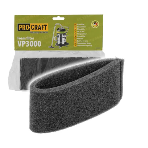 Filtr gąbkowy do odkurzacza przemysłowego Procraft VP3000 | FPVP3000