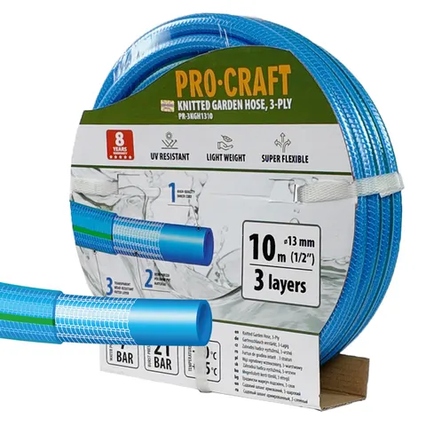 Wąż ogrodowy niebieski Procraft PR-3KGH1310
