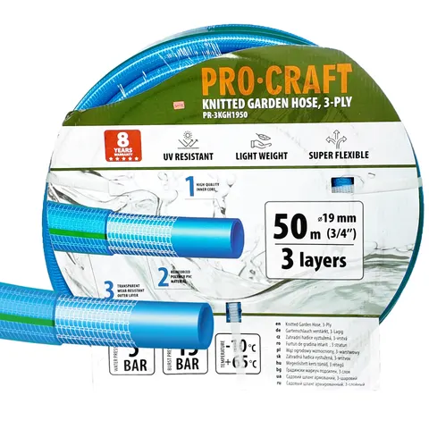 Wąż ogrodowy niebieski Procraft PR-3KGH1950