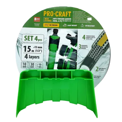Wąż ogrodowy czarno-żółty Procraft PR-4KAT1315F