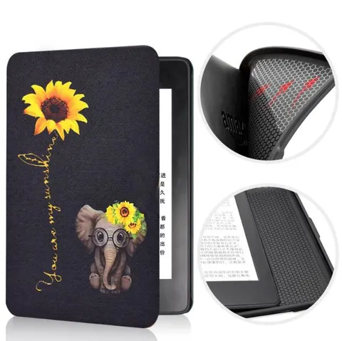 Etui Kindle 11 Touch silikonowy tył wzory Kolor: 26. Sunflower