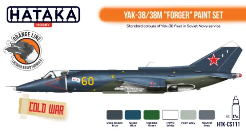 Zestaw farb Yak-38/38M "Forger" 6x17ml Hataka CS111