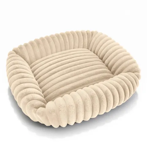 Wykr.Sofa Legowisko NUBO LUX 70X80 Rabbit pasy Beż