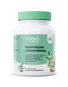 Osavi Kwercetyna z Bromelaniną 60 kapsułek wegańskich
