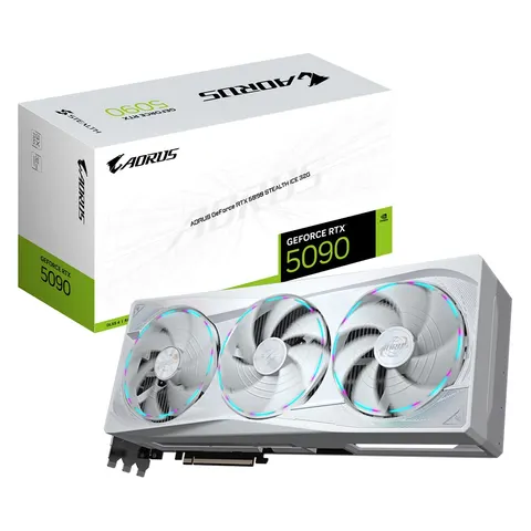 Karta graficzna Gigabyte GeForce RTX 5090 Aorus Stealth Ice 32 GB