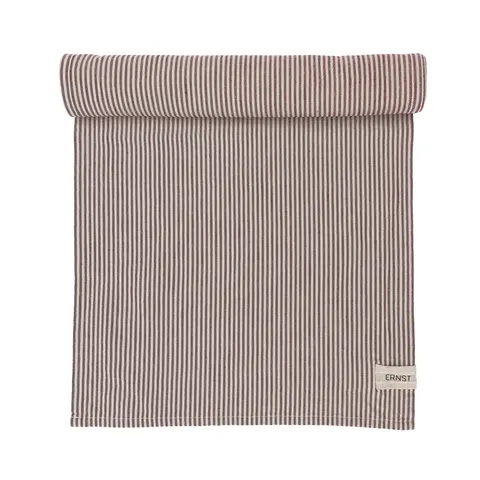 Bieżnik 45x150 striped red/beige Ernst
