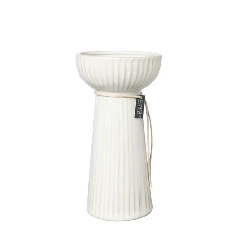 Wazon d10 h19 Ernst naturalwhite