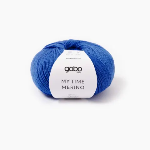 Włóczka GABO WOOL My Time Merino 9670 - królewski szafir